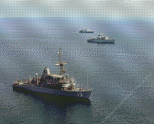 HMS Brocklesby Diamond Painting