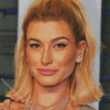 Hailey Bieber With Short Hair Diamond Painting