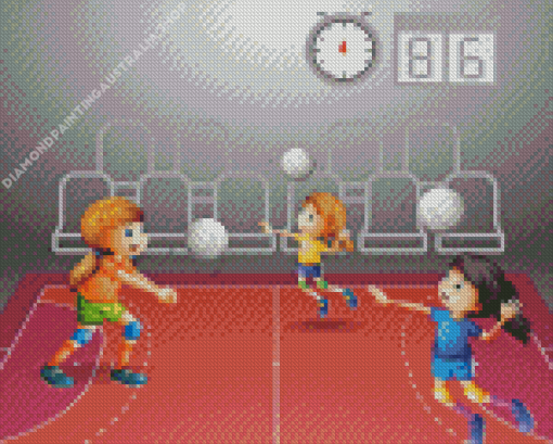 Handball Diamond Painting