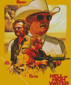 Hell Or High Water Poster Diamond Painting