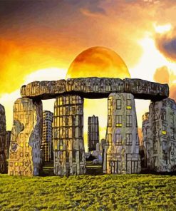 Henge Sunset Diamond Painting