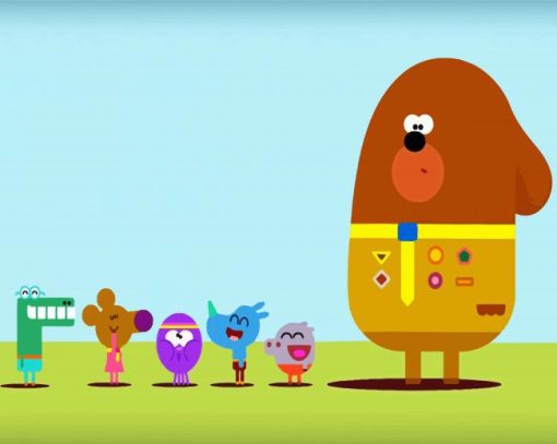 Hey Duggee Cartoon Characters Diamond Painting