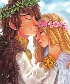 Hiccup and Astrid Wedding Diamond Painting