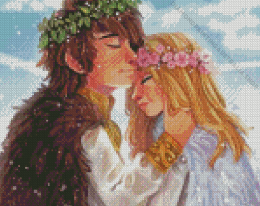 Hiccup and Astrid Wedding Diamond Painting