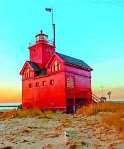 Holland Michigan Lighthouse Diamond Painting