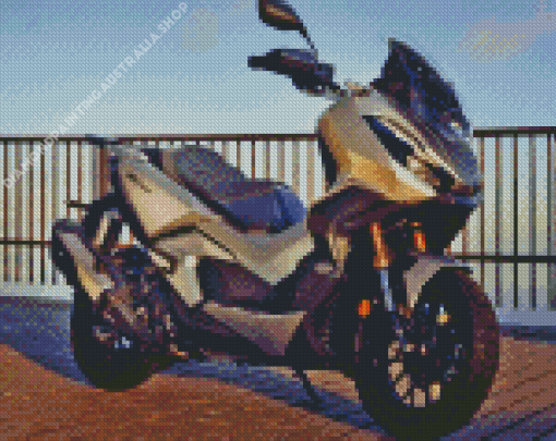 Honda Vario Motorcycle Diamond Painting