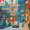 Hong Kong Street Photography Diamond Painting