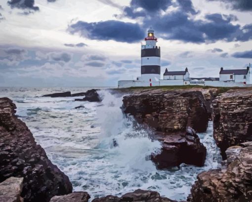 Hook Lighthouse Ireland Diamond Painting