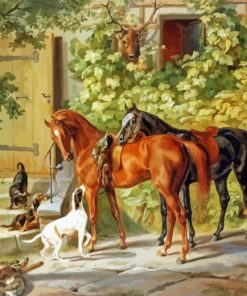 Horses By Adam Albrecht Diamond Painting