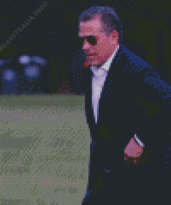 Hunter Biden Side View Diamond Painting