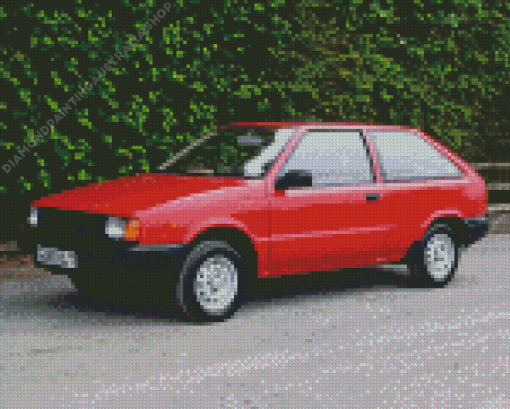 Hyundai Pony Diamond Painting