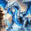 Ice Dragon Diamond Painting