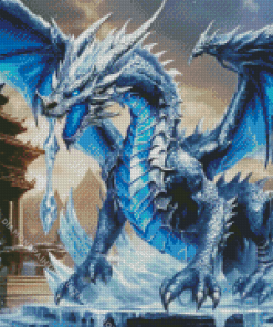 Ice Dragon Diamond Painting