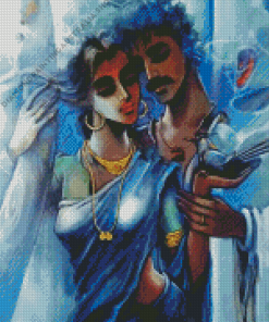 Indian Lovers Diamond Painting