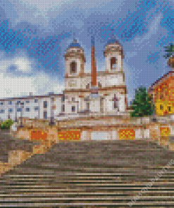 Italy Rome The Spanish Steps Diamond Painting