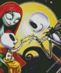 Jack and Sally with Baby Diamond Painting