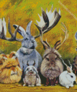 Jackalope Diamond Painting