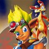 Jak and Daxter Characters Diamond Painting