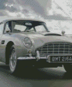 James Bond Car Diamond Painting