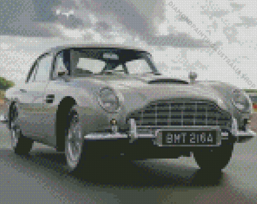 James Bond Car Diamond Painting