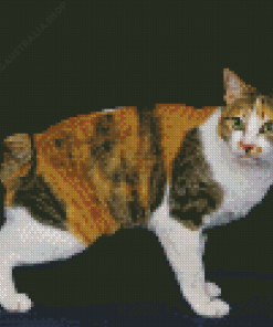 Japanese Bobtail Side Profile Diamond Painting