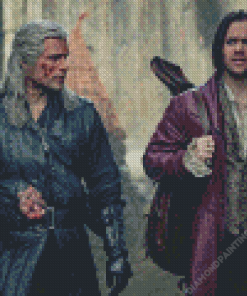 Jaskier and Geralt Diamond Painting