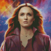 Jean Grey Dark Phoenix Diamond Painting