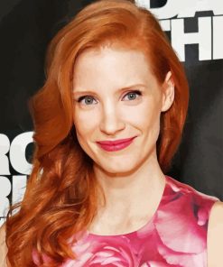 Jessica Chastain American Actress Diamond Painting