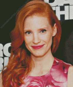 Jessica Chastain American Actress Diamond Painting