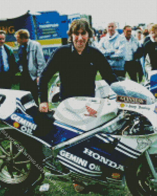 Joey Dunlop Diamond Painting