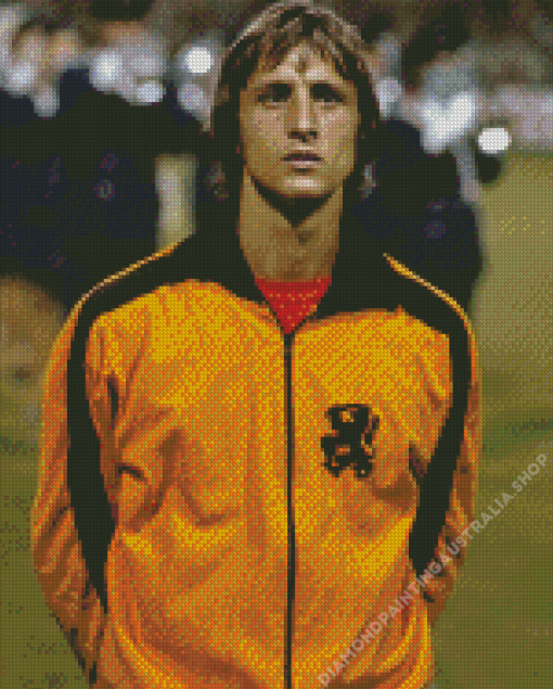 Johan Cruyff Football Player Diamond Painting