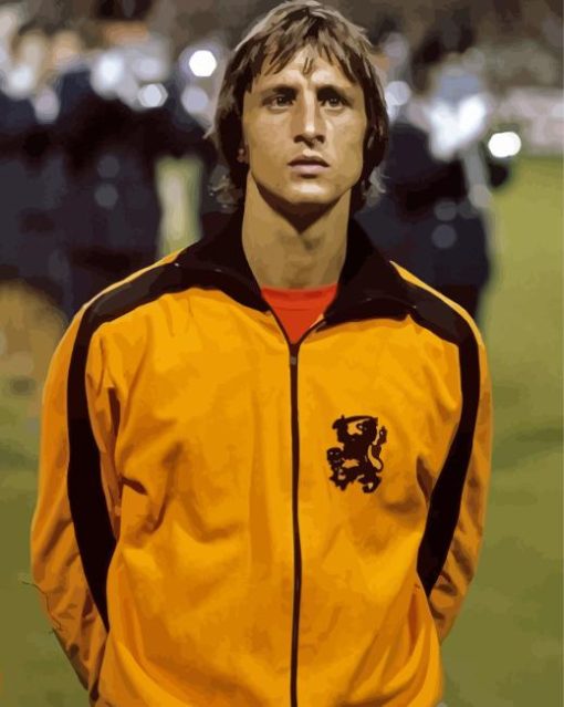 Johan Cruyff Football Player Diamond Painting