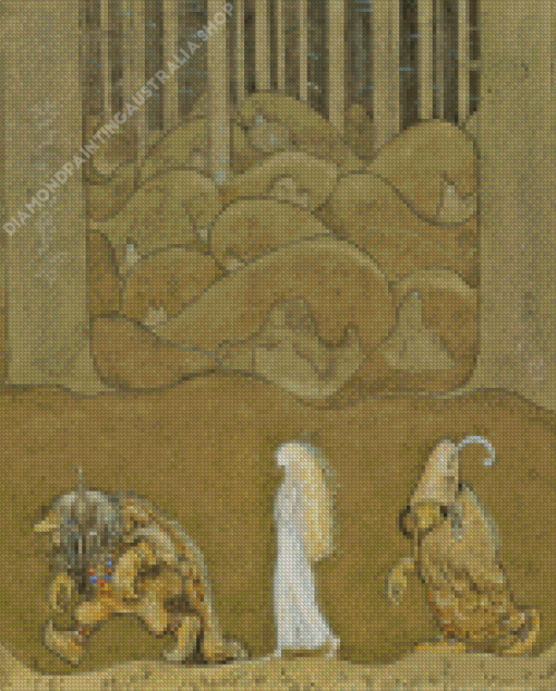 The Princess and the Trolls Diamond Painting