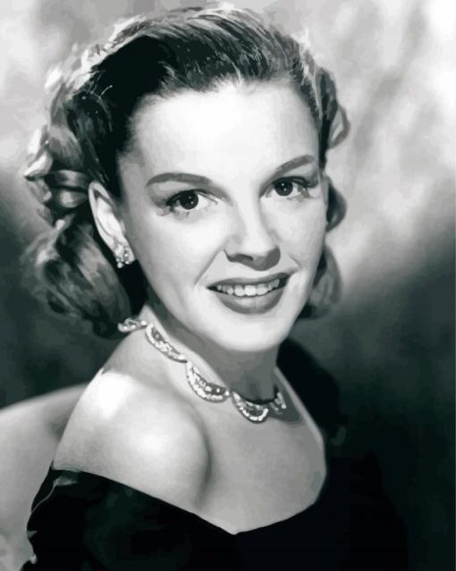 Judy Garland Smiling Diamond Painting