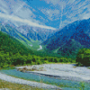 Kamikochi Landscape Diamond Painting