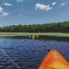 Kayaking in Moreau Lake Diamond Painting