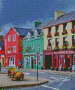 Kerry Town Buildings Diamond Painting