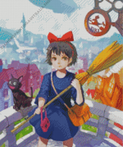 Kiki And Jiji Diamond Painting