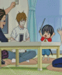 Kotaro Lives Alone Characters Diamond Painting