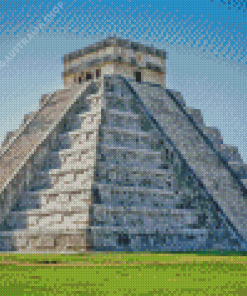 Kukulcan El Castillo Temple Diamond Painting