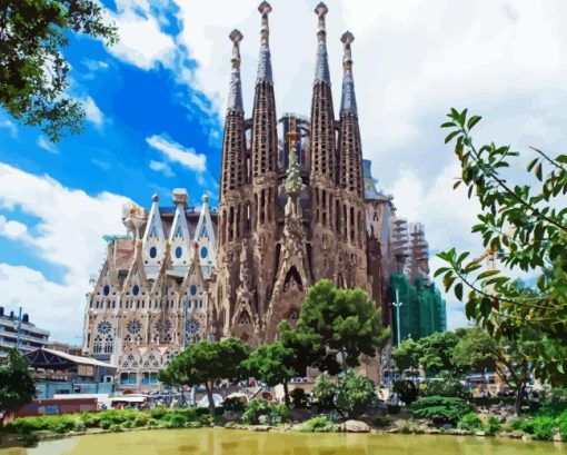 La Sagrada Familia Diamond Painting