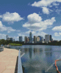 Lady Bird Lake Austin Texas Diamond Painting