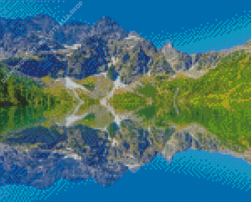 Lake Tatras Mountains Diamond Painting