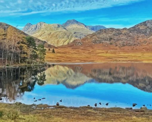 Lake District Langdale Pikes Diamond Painting