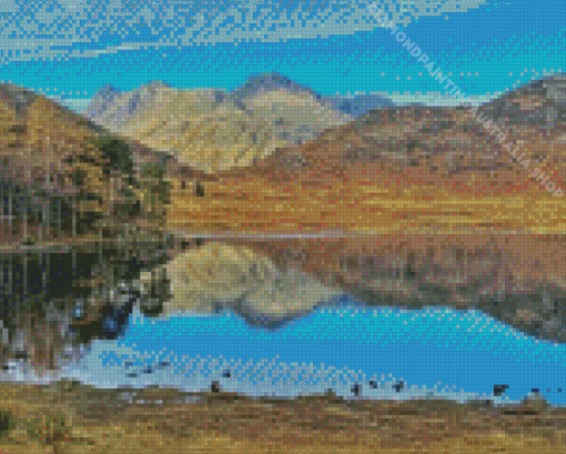 Lake District Langdale Pikes Diamond Painting