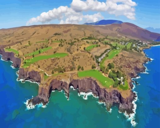 Lanai Island Beach Diamond Painting