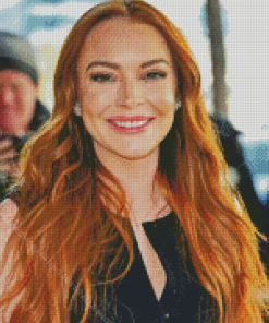 Lindsay Lohan Diamond Painting