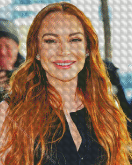 Lindsay Lohan Diamond Painting