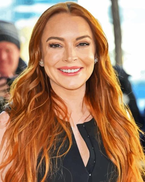 Lindsay Lohan Diamond Painting