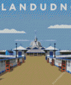 Llandudno Pier Poster Diamond Painting